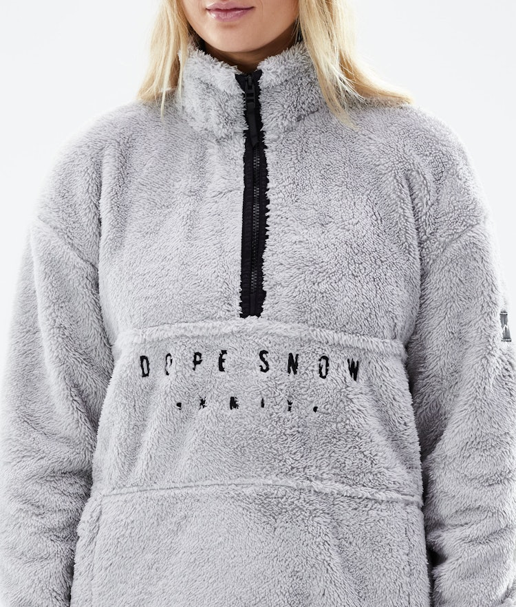 Dope Pile W 2021 Fleece Sweater Women Light Grey