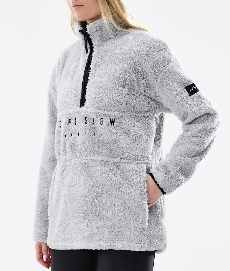 Dope Pile W Women's Fleece Sweater Light Grey