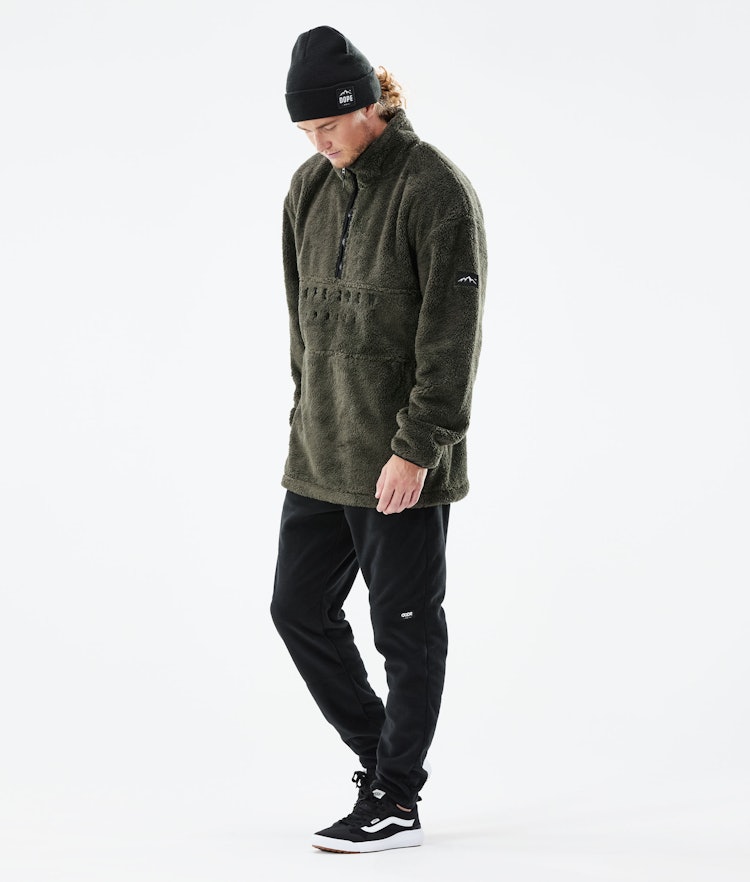 Pile 2021 Sweat Polaire Homme Olive Green