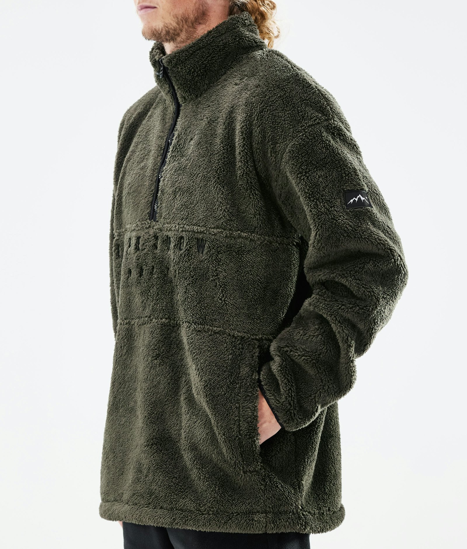 Dope Pile 2021 Fleece Sweater Men Olive Green, Image 7 of 7