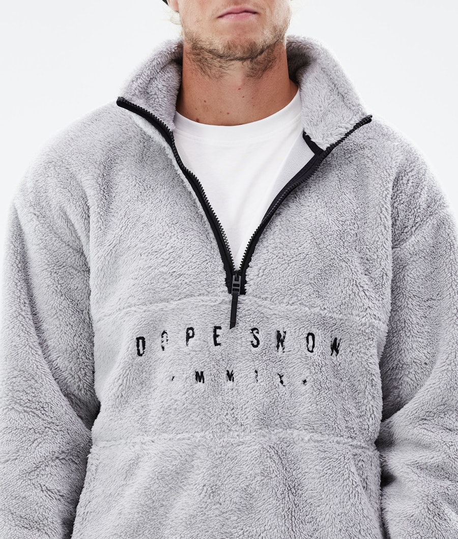 Dope Pile Sweat Polaire Homme Light Grey