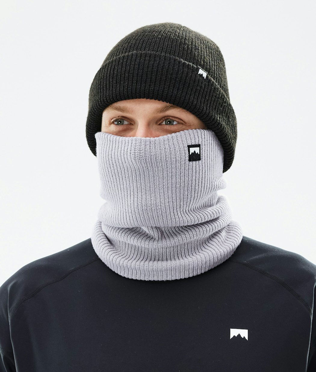 Montec Classic Knitted Men's Facemask Light Grey