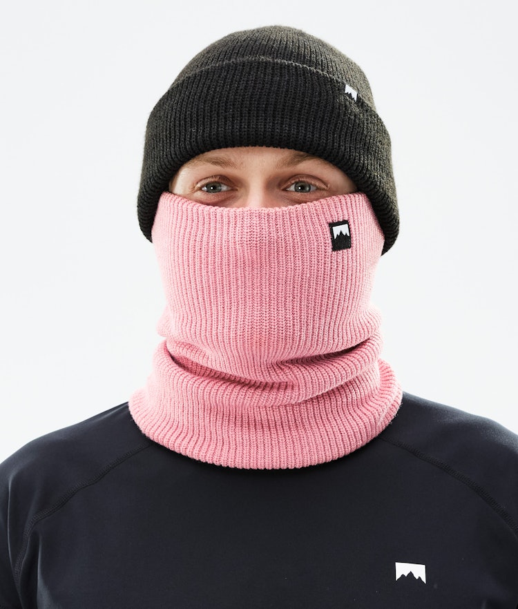 Classic Knitted Facemask Pink, Image 2 of 3