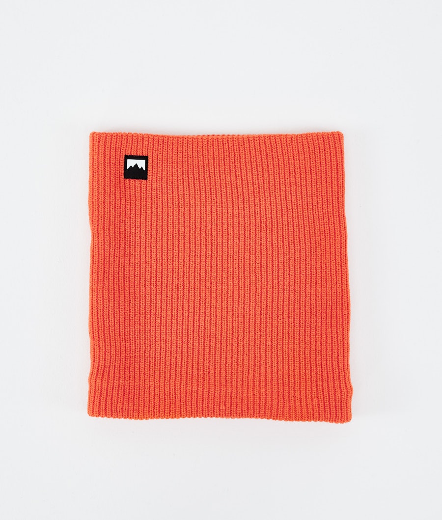 Classic Knitted Facemask Orange