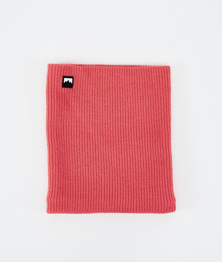Classic Knitted Facemask Coral