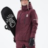 Montec Fawk W Snowboard Jacket Burgundy
