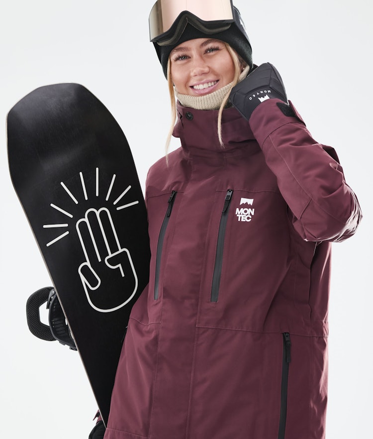Montec Fawk W 2021 Snowboard Jacket Women Burgundy