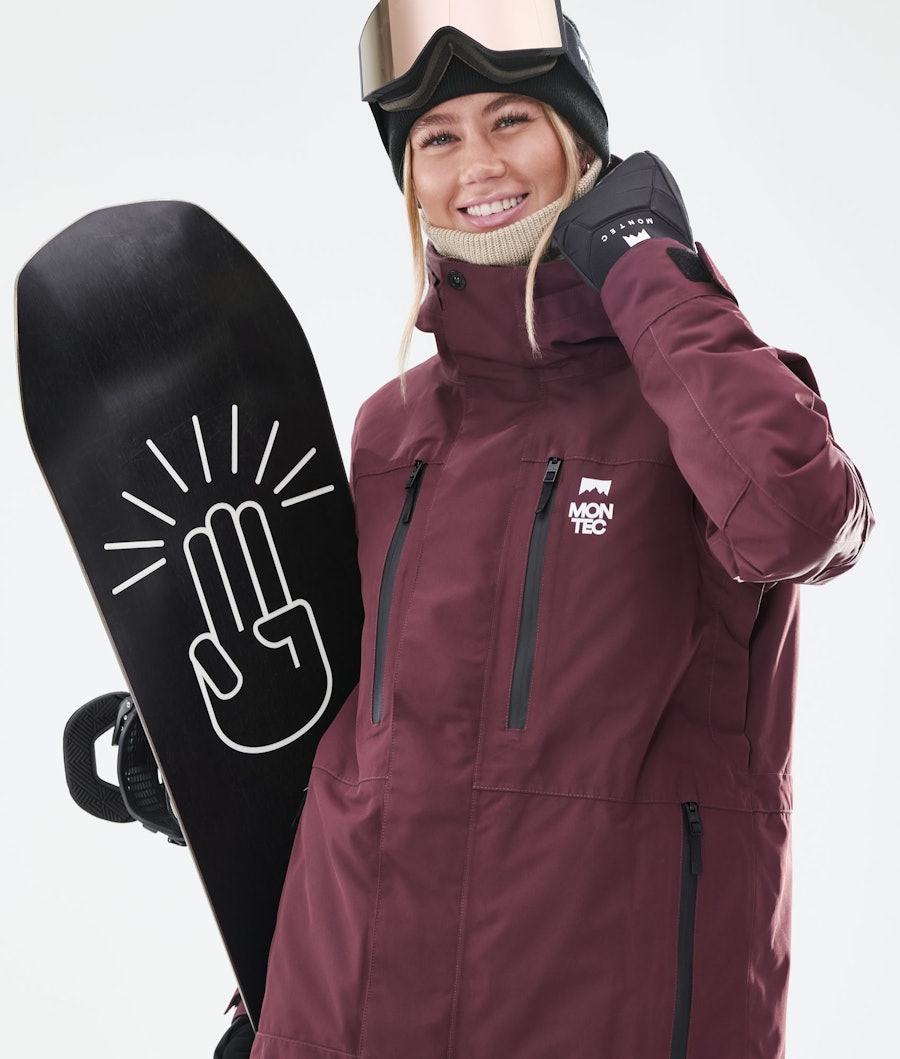 Fawk W 2021 Snowboard Jacket Women Burgundy