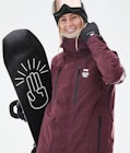 Fawk W 2021 Snowboard jas Dames Burgundy
