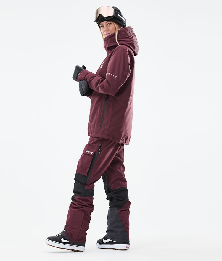 Fawk W 2021 Veste Snowboard Femme Burgundy, Image 5 sur 11