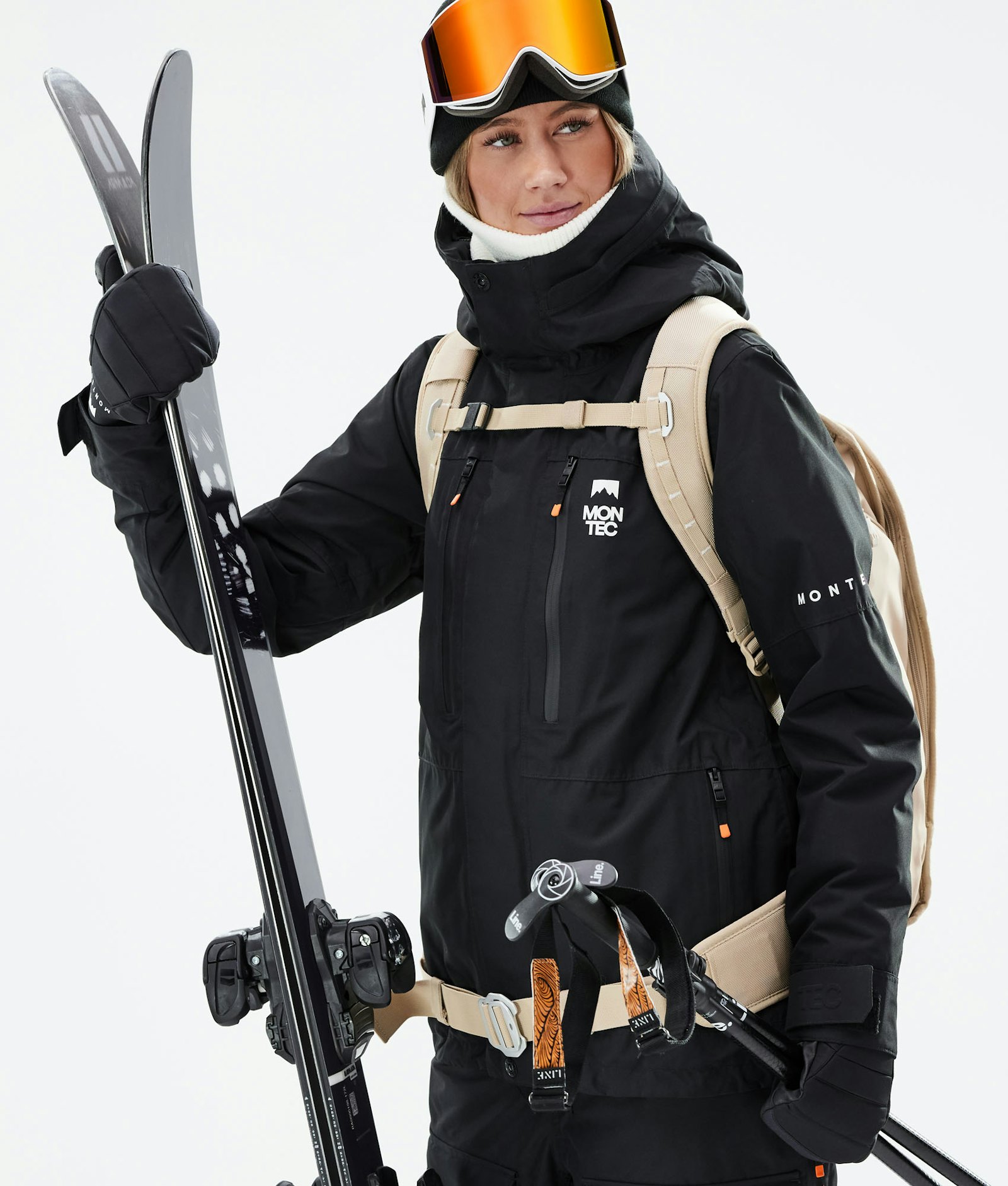 Montec Fawk W 2021 Ski Jacket Women Black, Image 6 of 11