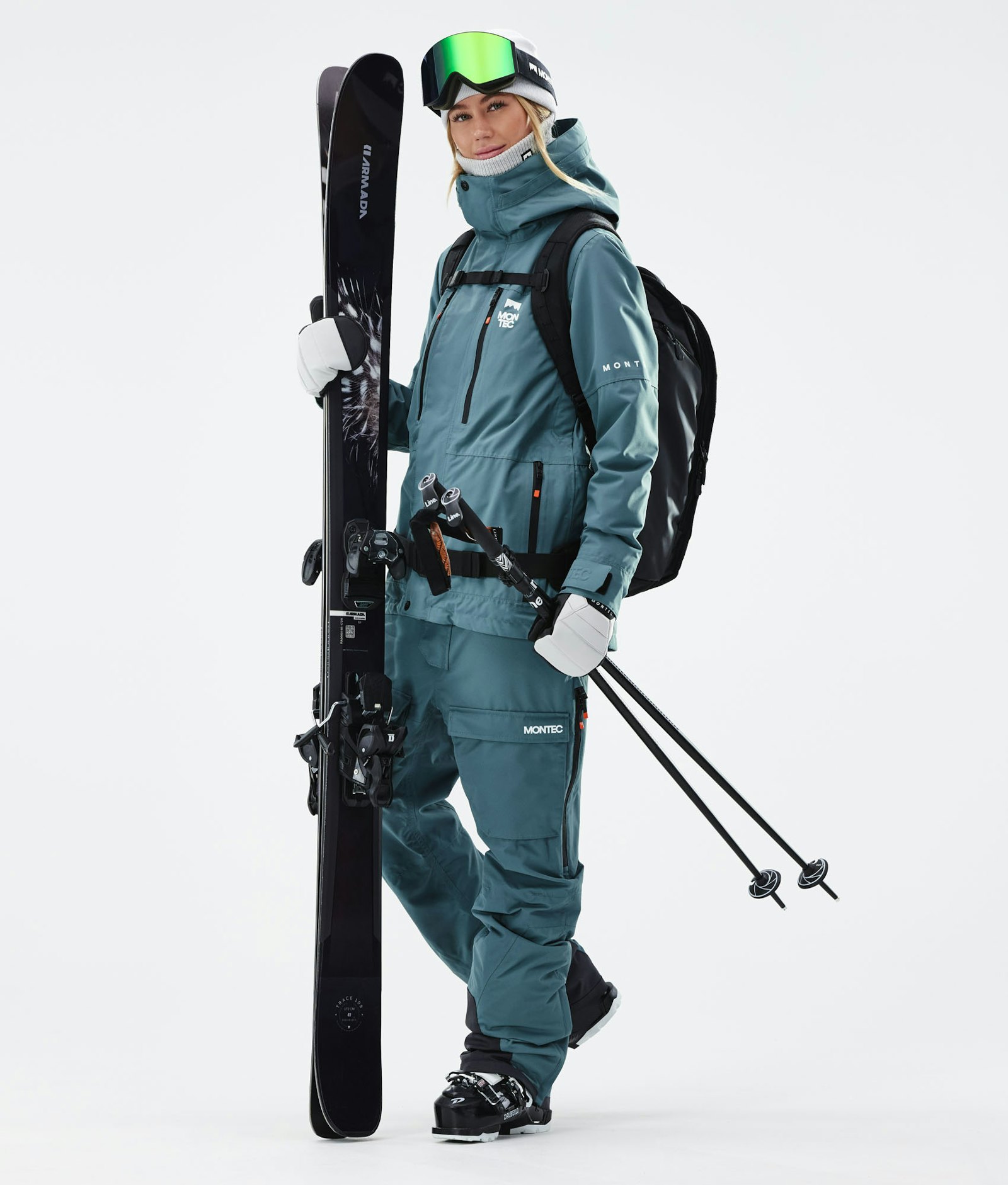 Montec Fawk W 2021 Ski Jacket Women Atlantic, Image 5 of 12