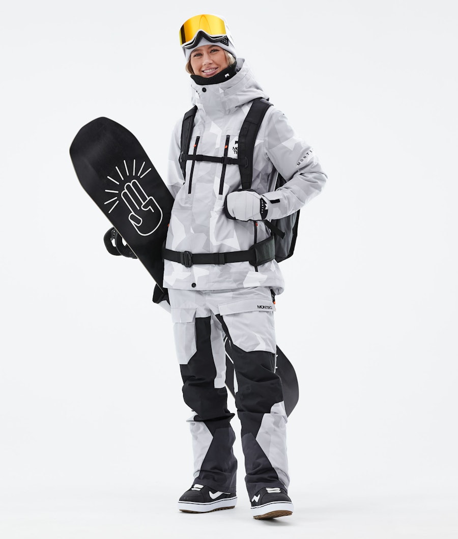 Montec Fawk W Snowboard jas Dames Snow Camo