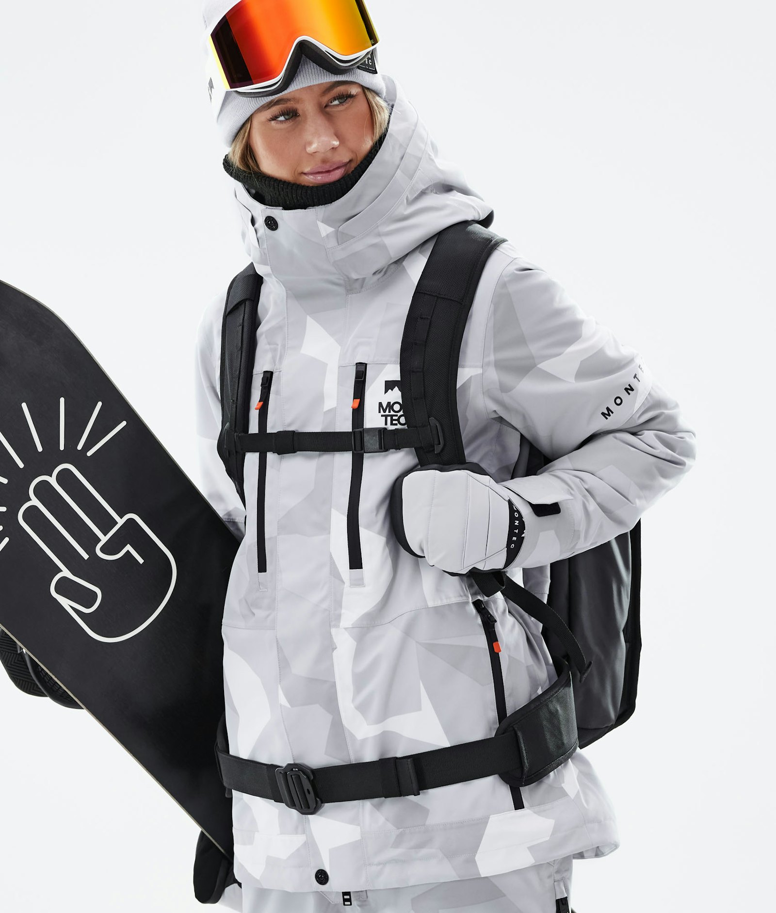 Fawk W 2021 Snowboard Jacket Women Snow Camo Renewed, Image 6 of 11