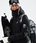 Virago W 2021 Snowboard Jacket Women Black Renewed