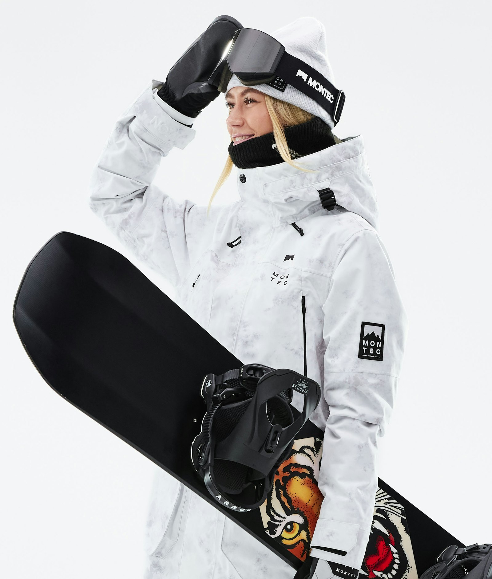 Virago W 2021 Snowboardjakke Dame White Tiedye