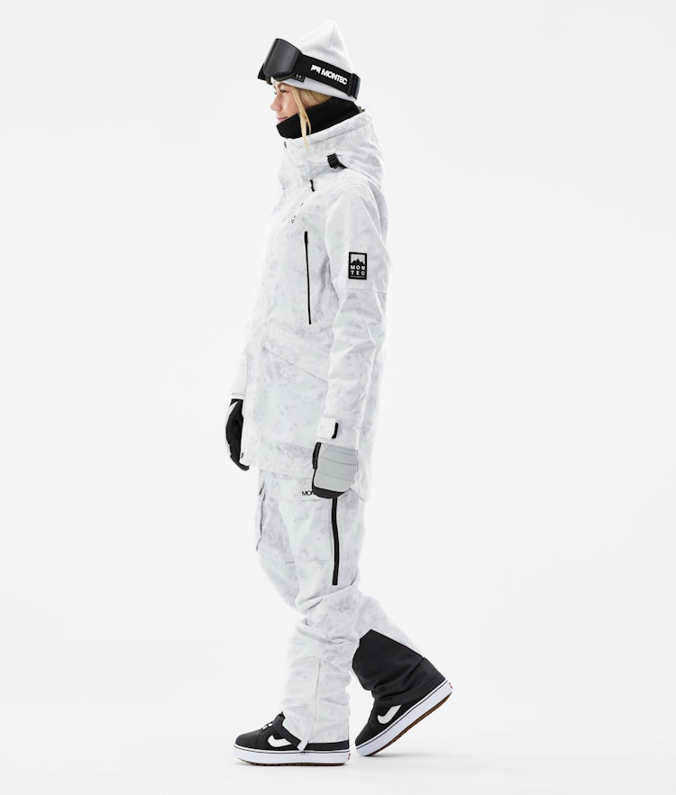 Virago W 2021 Snowboard Jacket Women White Tiedye, Image 6 of 12