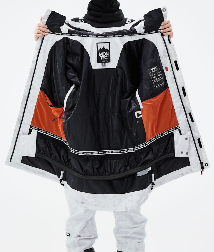Virago W 2021 Snowboard Jacket Women White Tiedye, Image 12 of 12