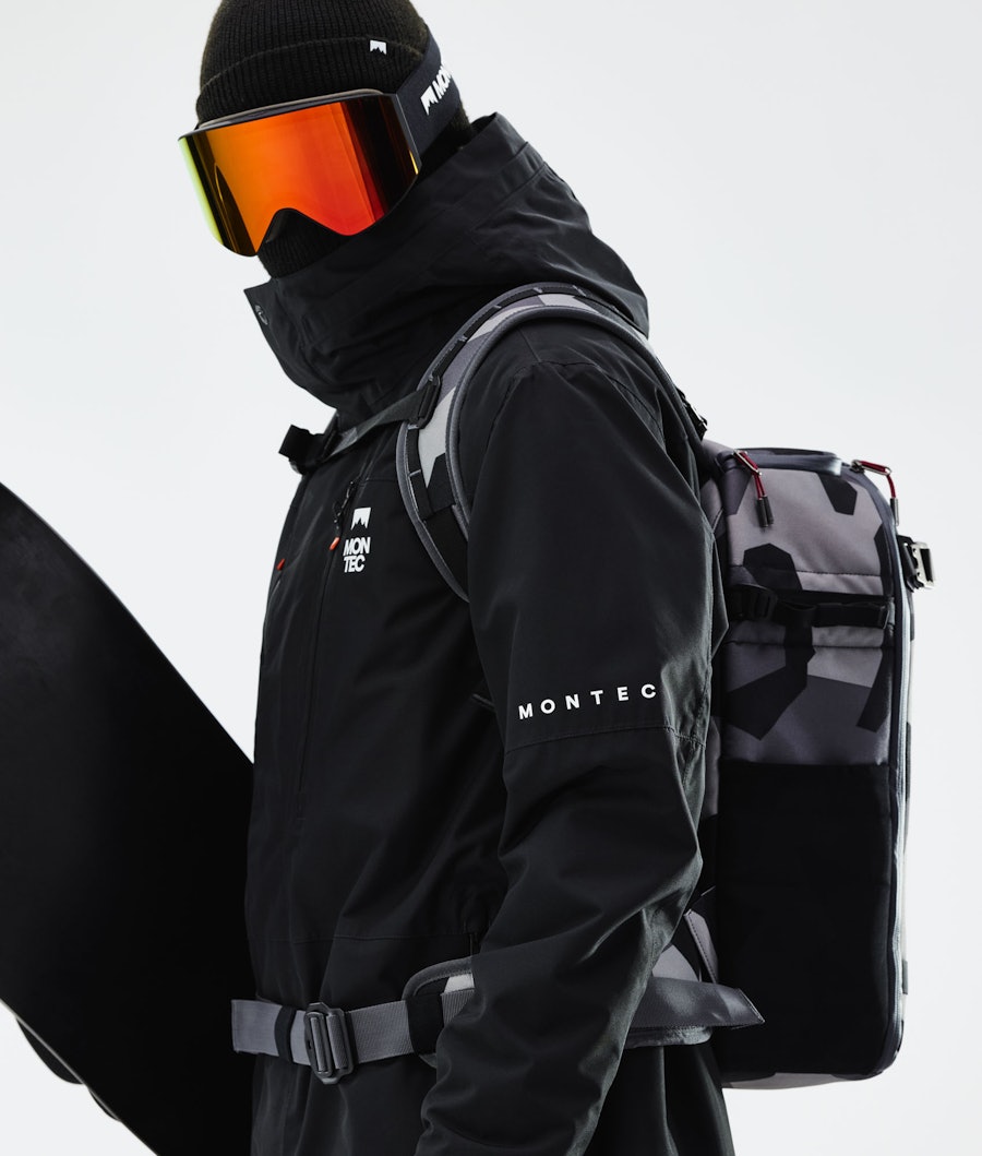 Fawk 2021 Snowboard Jacket Men Black Renewed