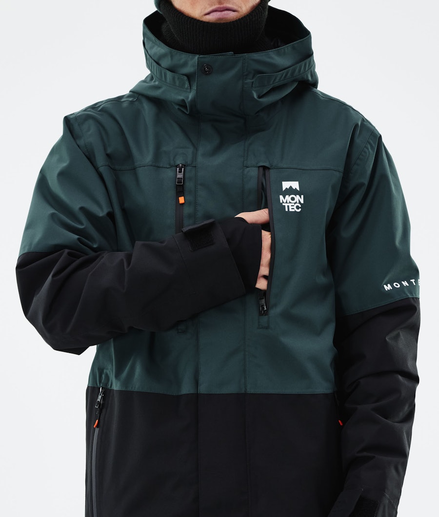 Fawk 2021 Snowboard Jacket Men Dark Atlantic/Black Renewed