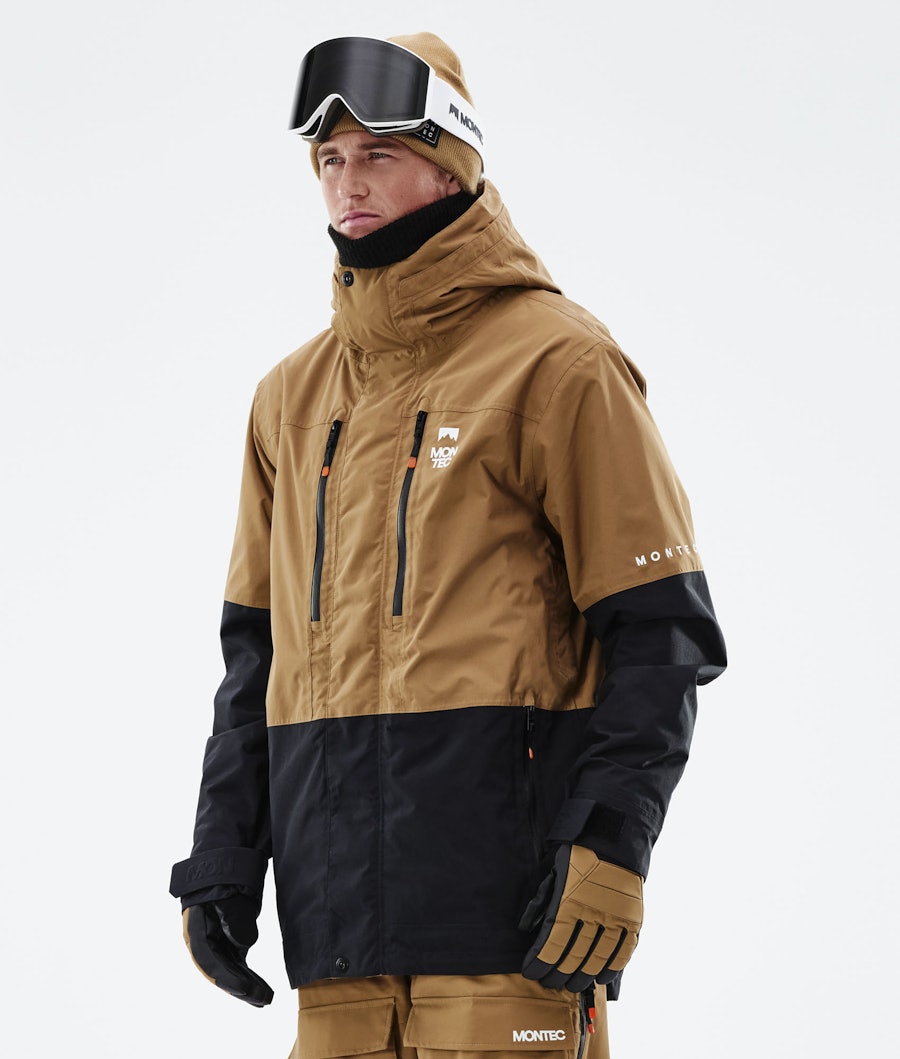 Fawk 2021 Ski jas Heren Gold/Black