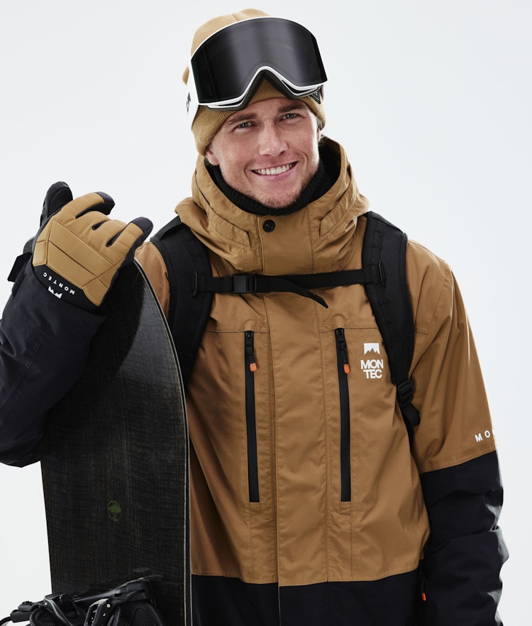 Montec Fawk 2021 Veste Snowboard Homme Gold/Black - Or