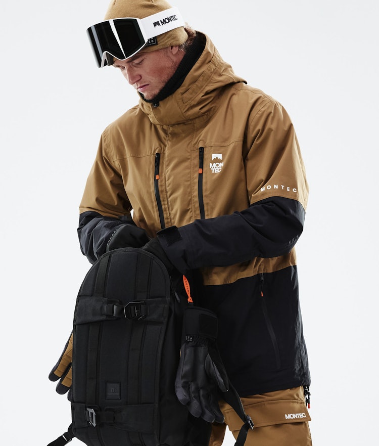 Fawk 2021 Ski jas Heren Gold/Black