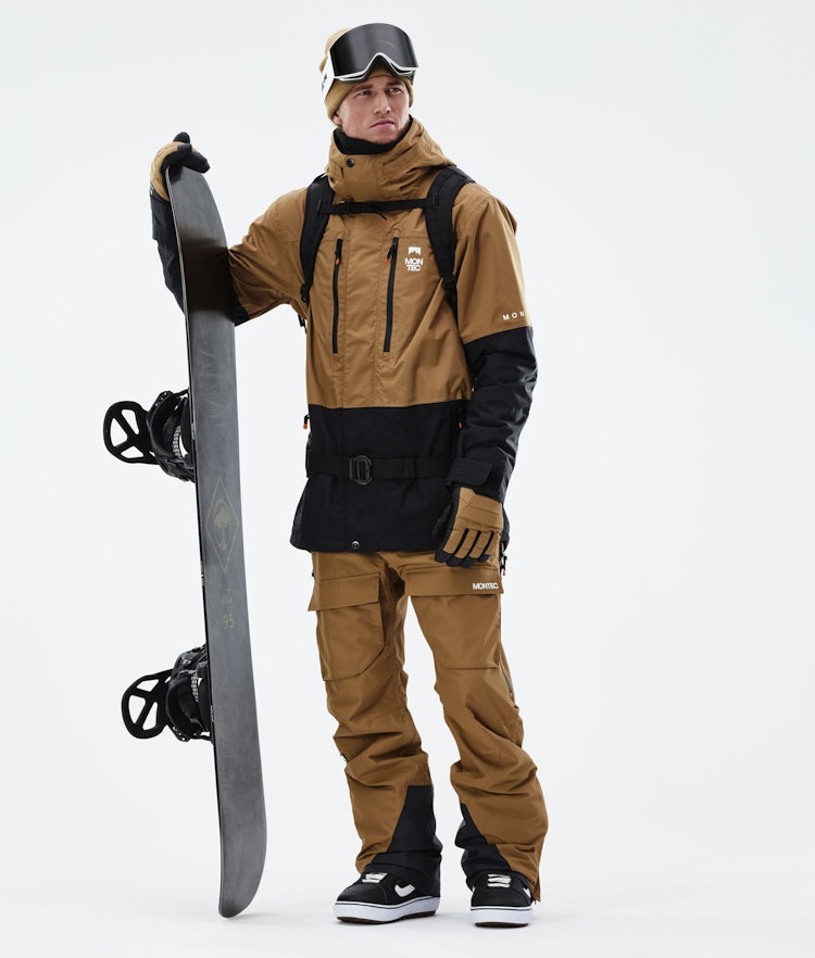 Fawk 2021 Snowboard Jacket Men Gold/Black, Image 5 of 12