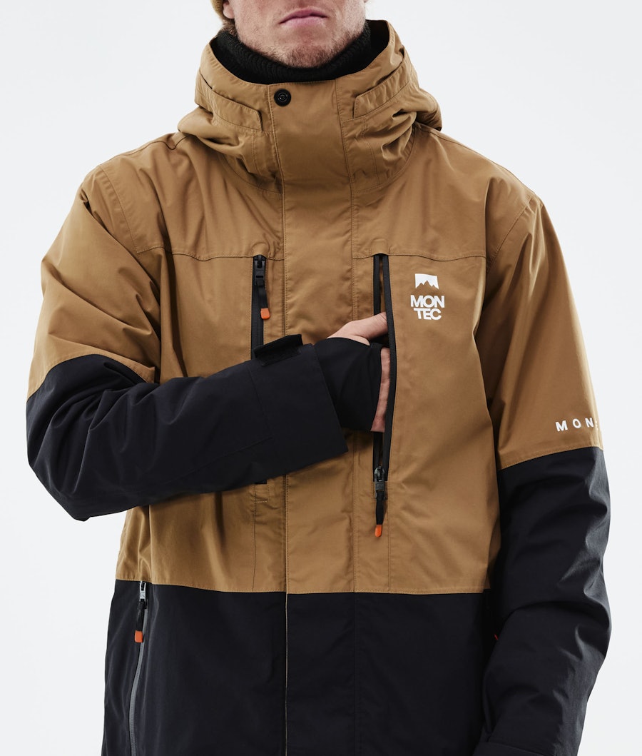 Montec Fawk 2021 Men's Snowboard Jacket Gold/Black