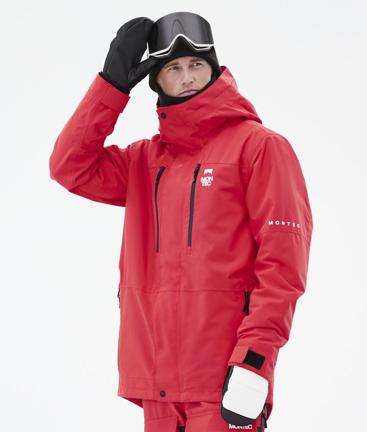 Montec Fawk 2021 Ski Jacket Men Red | Montecwear