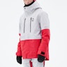 Montec Fawk 2021 Ski Jacket Light Grey/Red