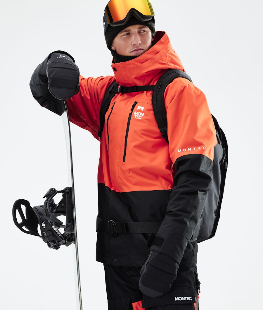 Montec Fawk 2021 Veste Snowboard Homme Orange/Black
