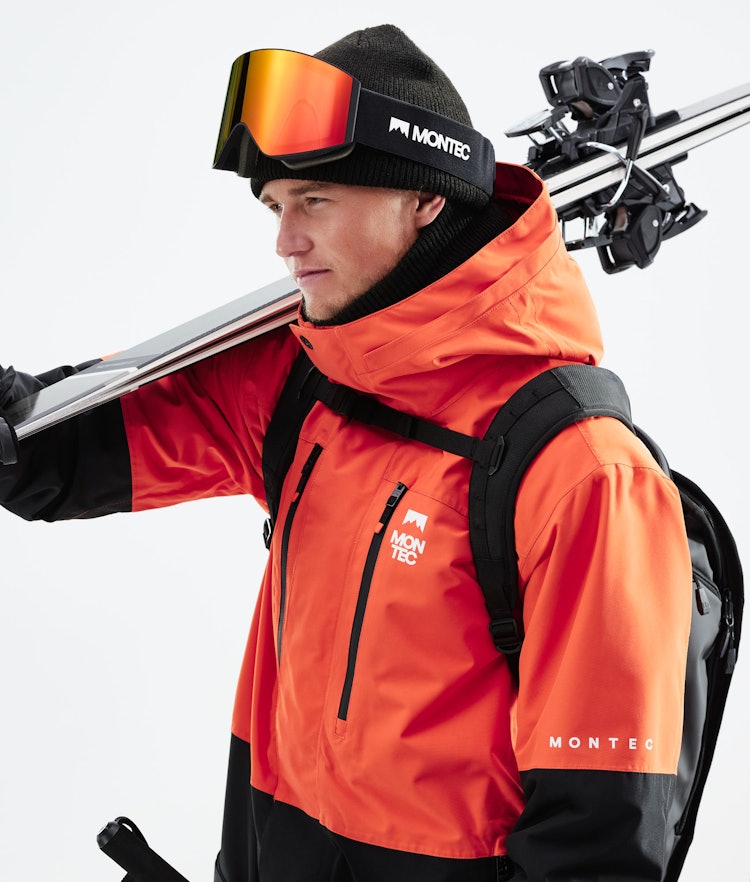 Fawk 2021 Ski Jacket Men Orange/Black, Image 3 of 11