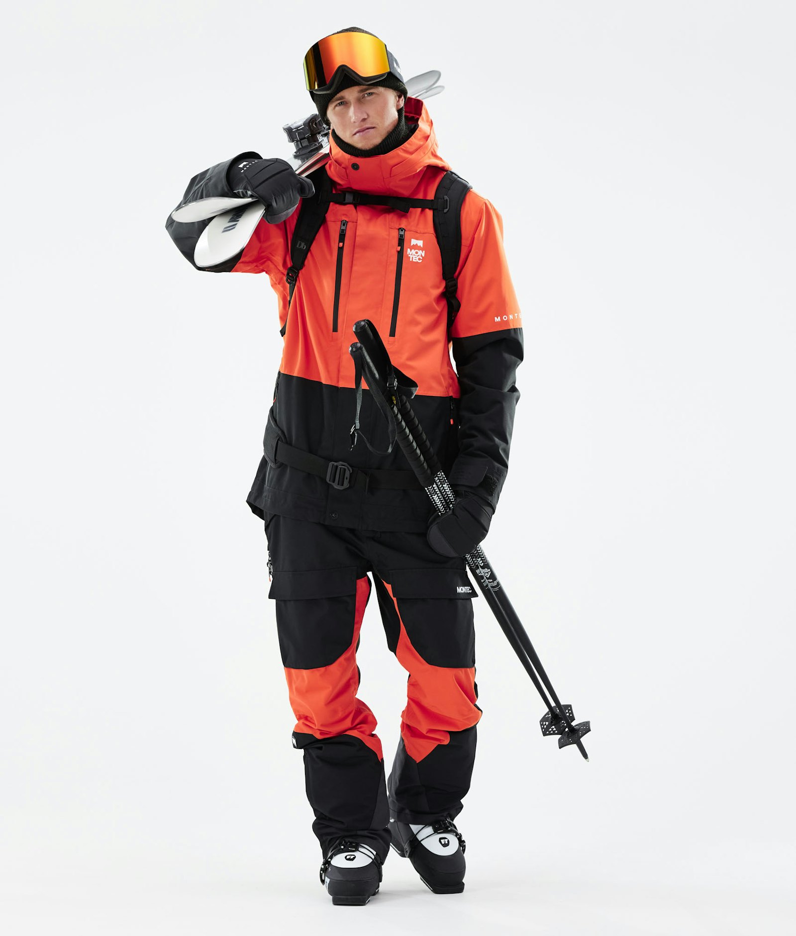 Montec Fawk 2021 Men's Ski Jacket Orange/Black