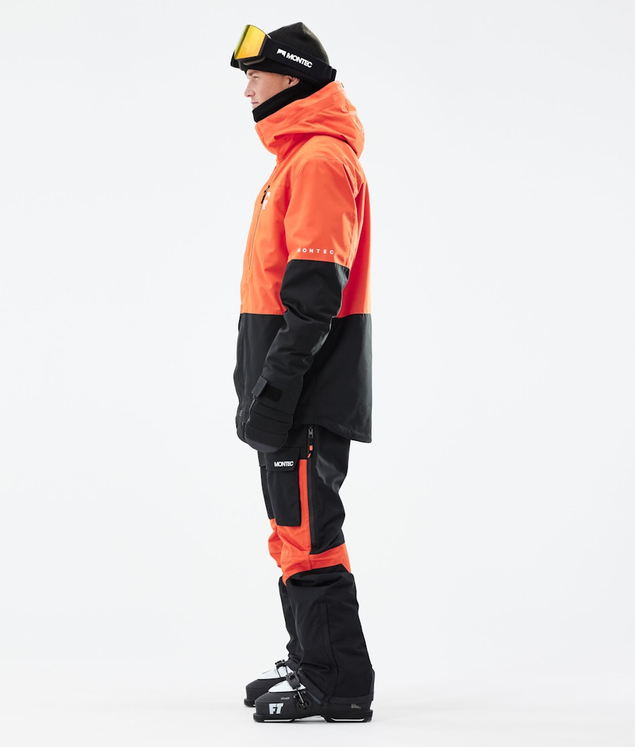 Fawk 2021 Ski Jacket Men Orange/Black
