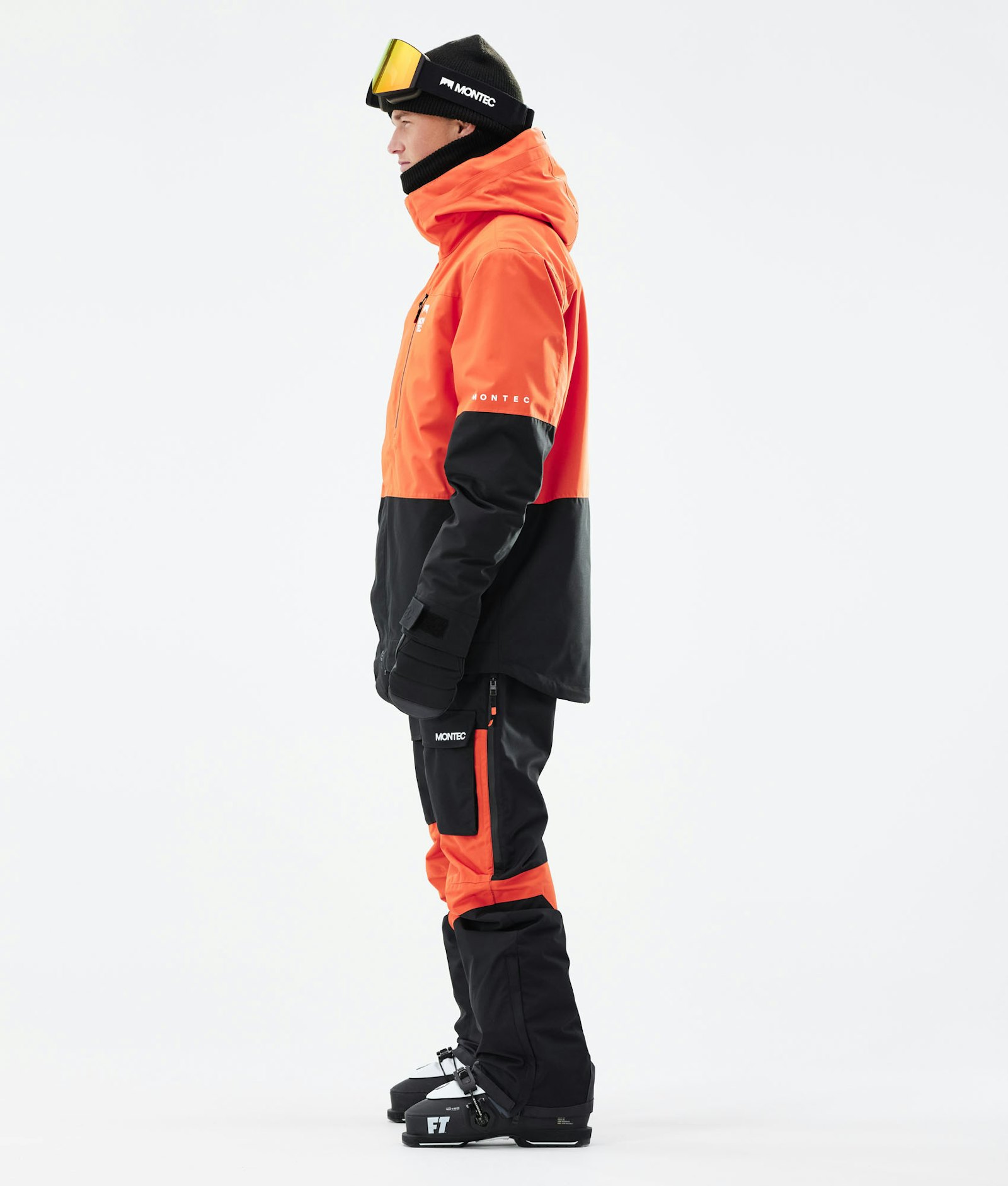 Fawk 2021 Skijakke Herre Orange/Black