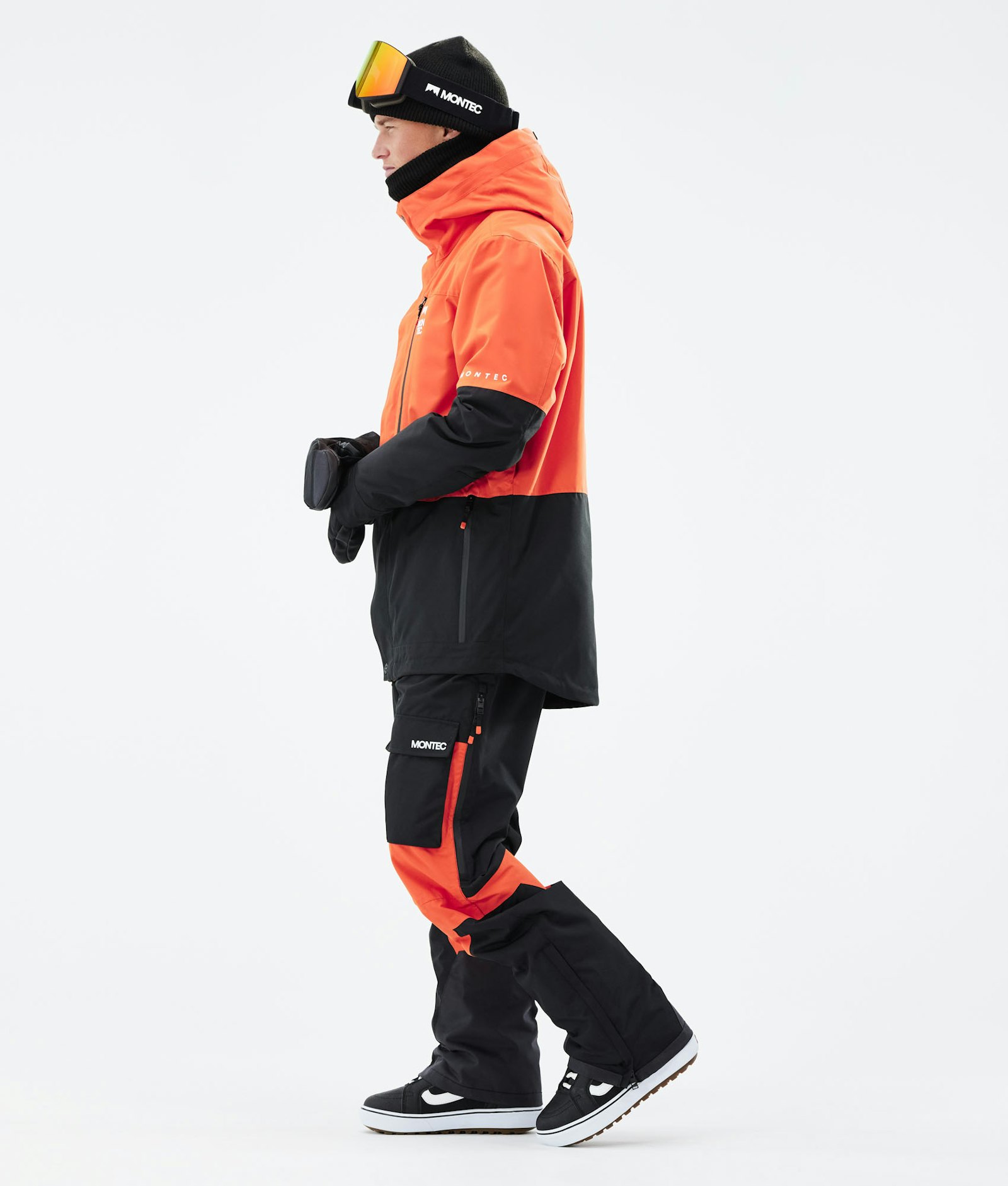 Fawk 2021 Snowboardjakke Herre Orange/Black Renewed