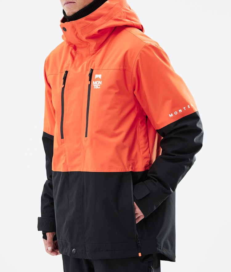 Fawk 2021 Ski Jacket Men Orange/Black, Image 10 of 11