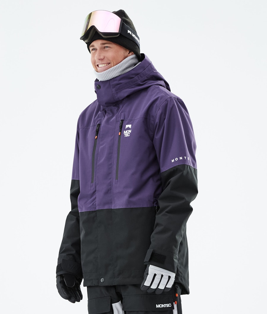  Fawk Snowboard Jacket Men Purple/Black