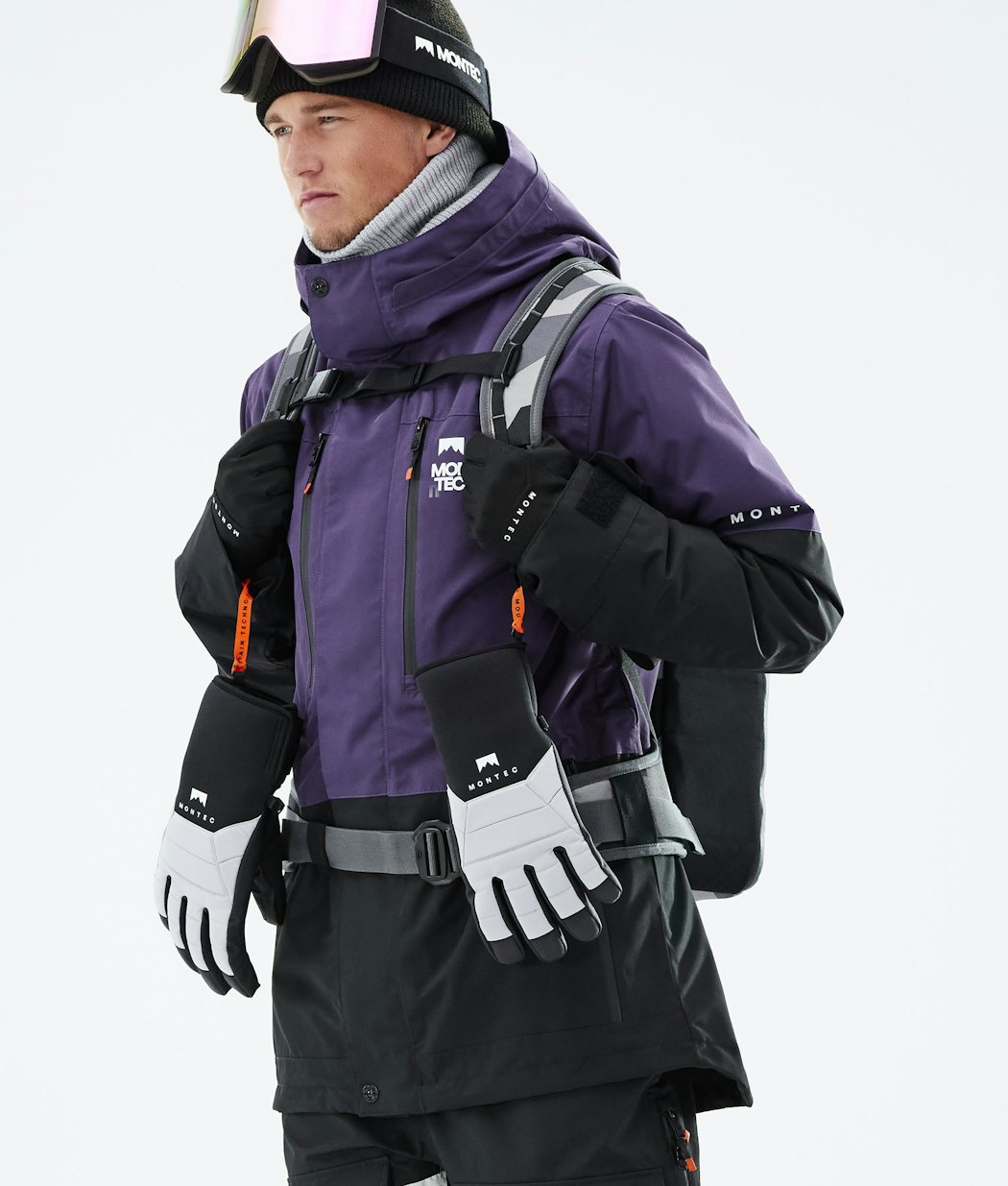 Montec Fawk Snowboard jas Purple/Black