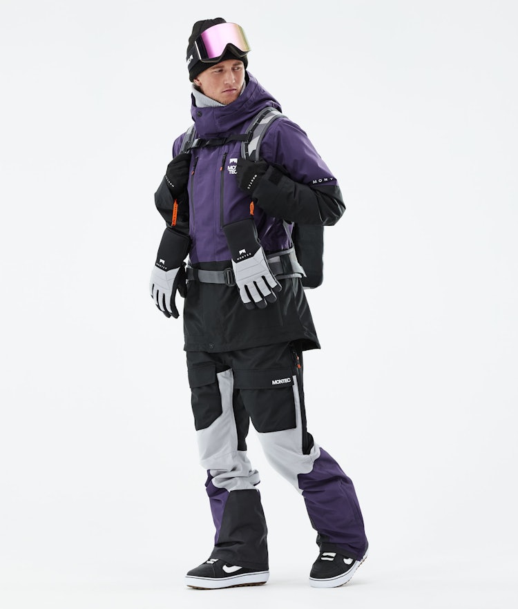 Montec Fawk 2021 Snowboardjacke Herren Purple/Black