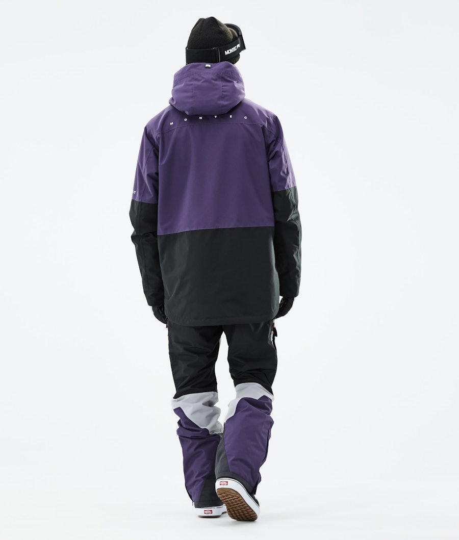 Montec Fawk 2021 Men's Snowboard Jacket Purple/Black