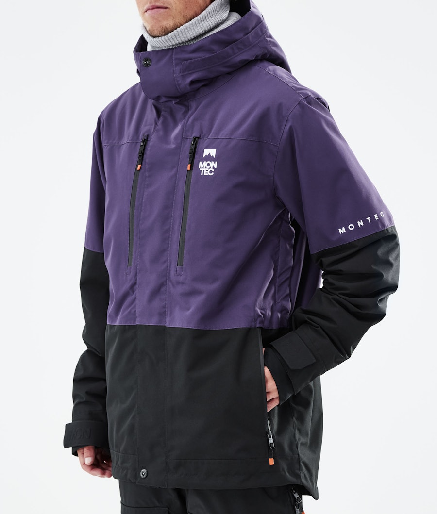 Fawk 2021 Snowboard Jacket Men Purple/Black Renewed