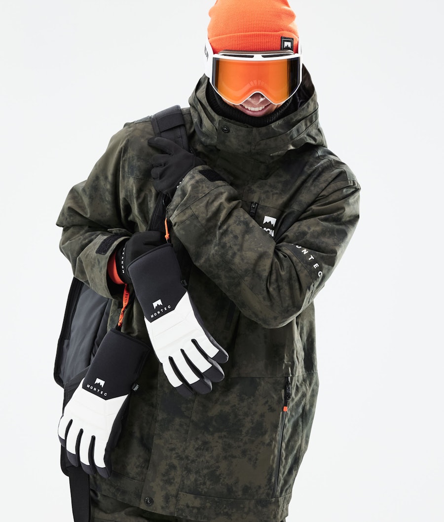Fawk 2021 Snowboard Jacket Men Olive Green Tiedye Renewed