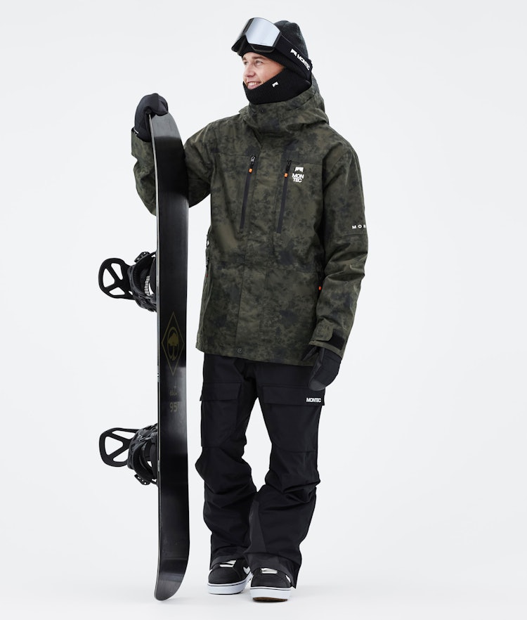 Montec Fawk 2021 Veste Snowboard Homme Gold/Black - Or