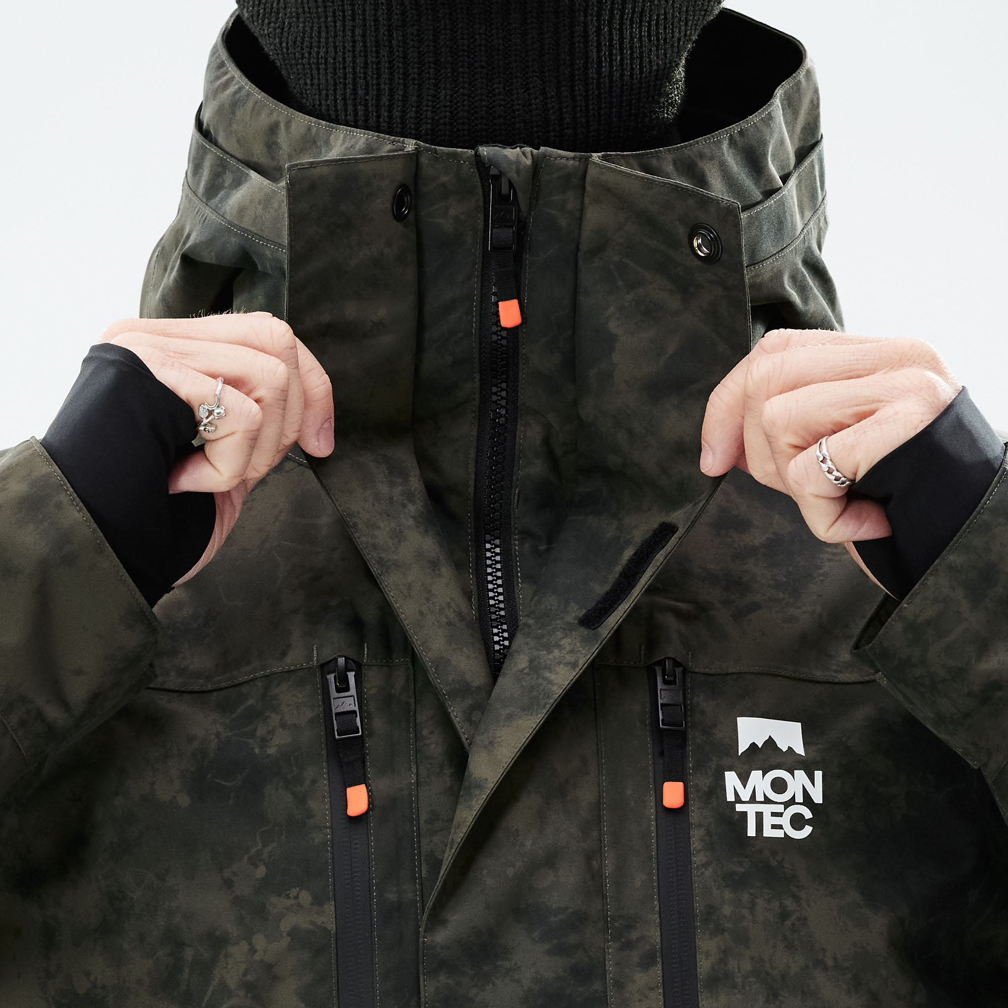 Montec Fawk 2021 Ski Jacket Men Olive Green Tiedye