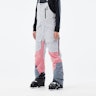 Montec Fawk W Pantalon de Ski Femme Light Grey/Pink/Light Pearl