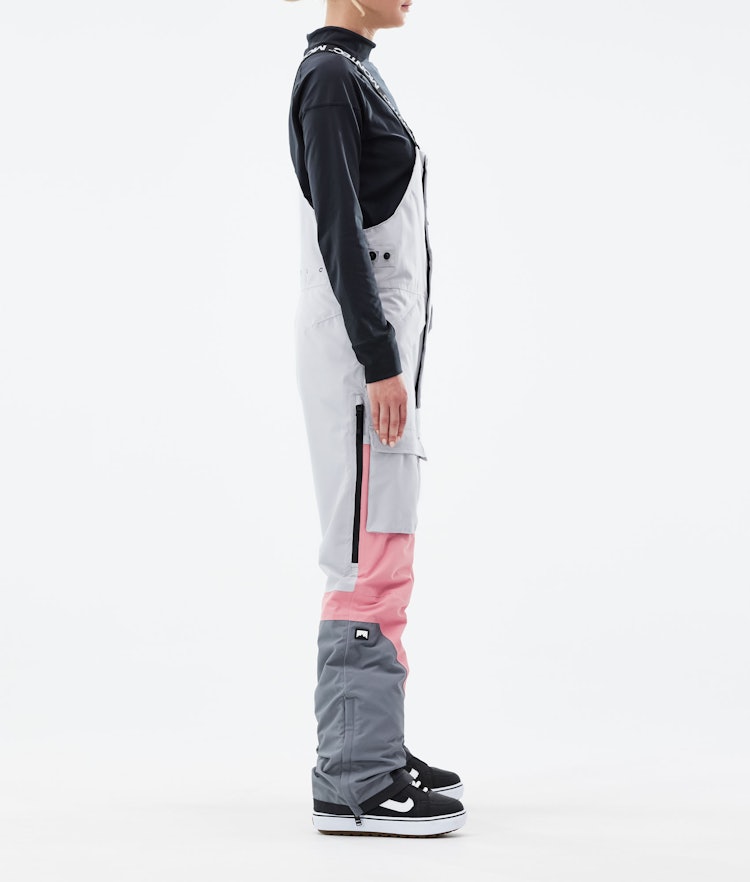 Fawk W 2021 Snowboard Pants Women Light Grey/Pink/Light Pearl Renewed, Image 2 of 6