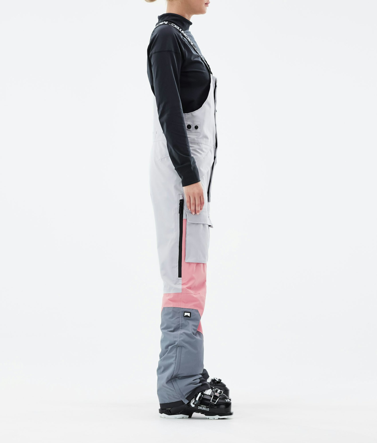 Montec Fawk W 2021 Spodnie Narciarskie Kobiety Light Grey/Pink/Light Pearl