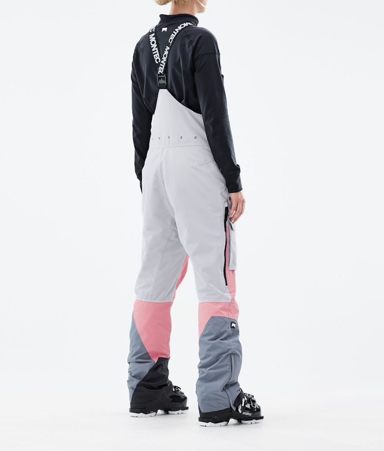 Fawk W 2021 Pantalones Esquí Mujer Light Grey/Pink/Light Pearl
